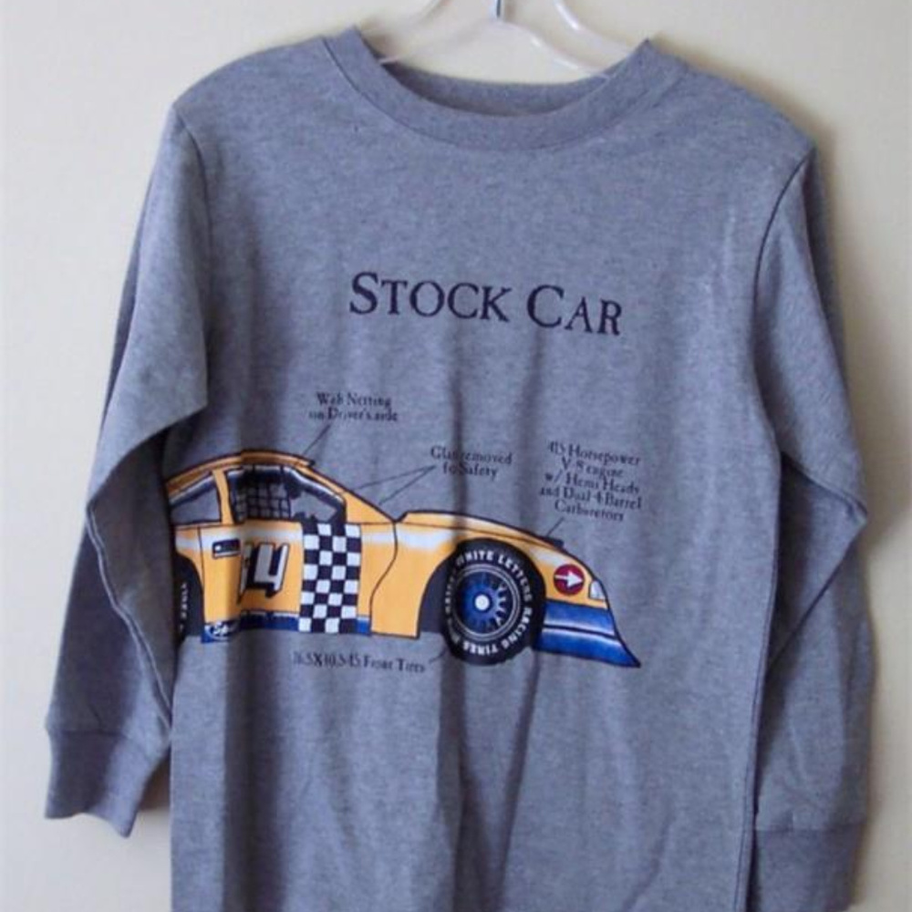 BOYS SHIRT SZ 4 STOCK CAR TEE *NWT*
